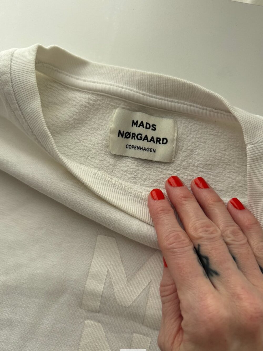 Mads Nørgaard White Sweatshirt